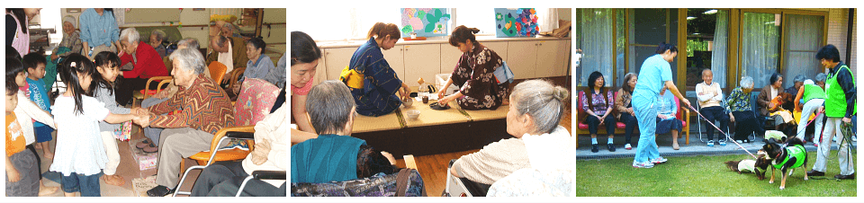 川崎市の老人福祉施設の風景